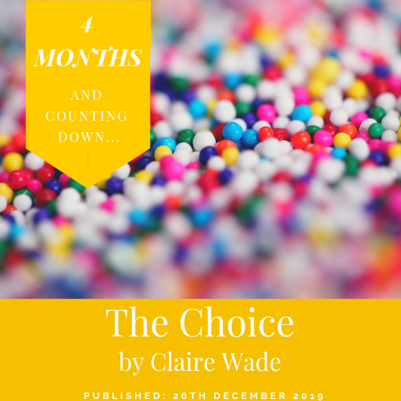 4 months and counting down until the release of The Choice by Claire Wade